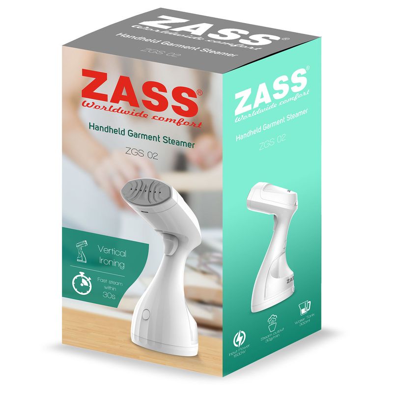 Electronice si Electrocasnice - Ingrijirea tesaturilor - Aparate de calcat cu aburi - Aparat de Calcat Vertical Zass ZGS 02, alb - Infinity.ro