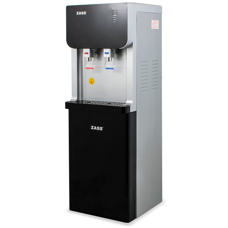 Casa si Gradina - Mobilier - Organizare si depozitare - Dozatoare/dispensere de apa - Dozator de Apa cu Sistem De Filtrare a Apei,Apa Calda/Apa Rece - Racire cu Compresor Zass ZWD 08 WF, negru - Infinity.ro