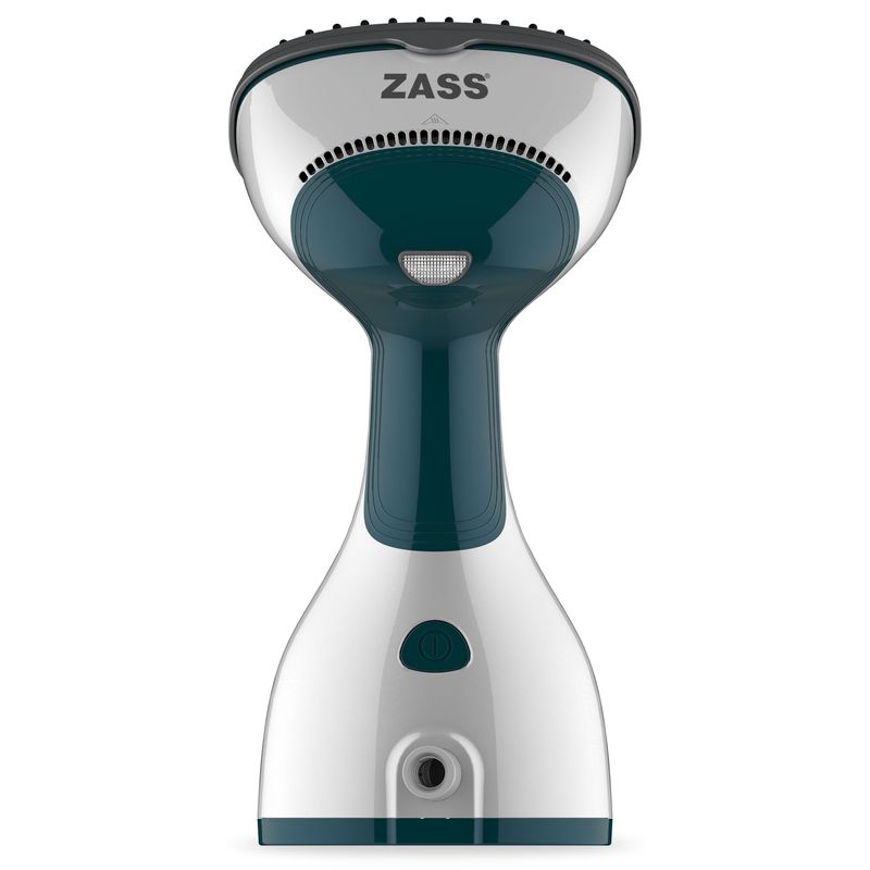 Electronice si Electrocasnice - Ingrijirea tesaturilor - Aparate de calcat cu aburi - Aparat de Calcat Vertical Zass ZGS 01, alb-albastru - Infinity.ro