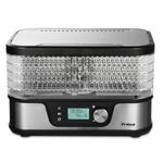 Electronice si Electrocasnice/Electrocasnice bucatarie/Aparate de gatit & desert/Deshidratoare - Deshidrator fructe si legume Trisa Healthy Snack 7772.7510, negru - Infinity.ro