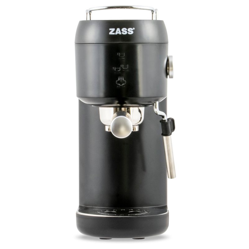 Electronice si Electrocasnice - Electrocasnice bucatarie - Preparare bauturi - Espressoare - Espressor cafea slim Zass ZEM 09, negru - Infinity.ro