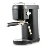 Electronice si Electrocasnice - Electrocasnice bucatarie - Preparare bauturi - Espressoare - Espressor cafea slim Zass ZEM 09, negru - Infinity.ro