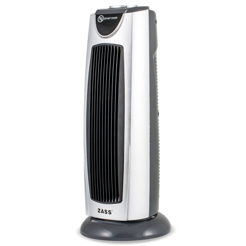 Casa si Gradina - Termice - Generatoare de aer cald - Aeroterma Ceramica turn Zass ZCFH 03, argintiu - Infinity.ro