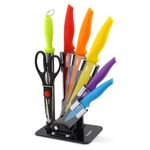 Casa si Gradina - Bucatarie si vesela - Vesela si tacamuri - Cutite si seturi de cutite - Set cutite + Ustensile de bucatarie Zass Gourmet ZG-KS 07, multicolor - Infinity.ro
