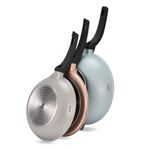 Casa si Gradina - Bucatarie si vesela - Vase pentru gatit - Tigai si seturi - Set 3 tigai antiaderente din aluminiu turnat sub presiune Zass Gourmet ZG-ACS 03 Pastel, multicolor - Infinity.ro