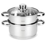 Casa si Gradina - Bucatarie si vesela - Vase pentru gatit - Oale si cratite - Set de gatit sub Aburi din Inox Zass Gourmet ZG-SSS 01, inox - Infinity.ro