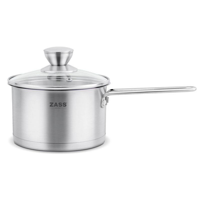 Casa si Gradina - Bucatarie si vesela - Vase pentru gatit - Oale si cratite - Set oale Inox cu capac Zass Gourmet ZG-SCS 03, inox - Infinity.ro