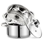 Casa si Gradina - Bucatarie si vesela - Vase pentru gatit - Oale si cratite - Set de gatit sub Aburi din Inox Zass Gourmet ZG-SSS 01, inox - Infinity.ro