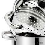 Casa si Gradina - Bucatarie si vesela - Vase pentru gatit - Oale si cratite - Set de gatit sub Aburi din Inox Zass Gourmet ZG-SSS 01, inox - Infinity.ro