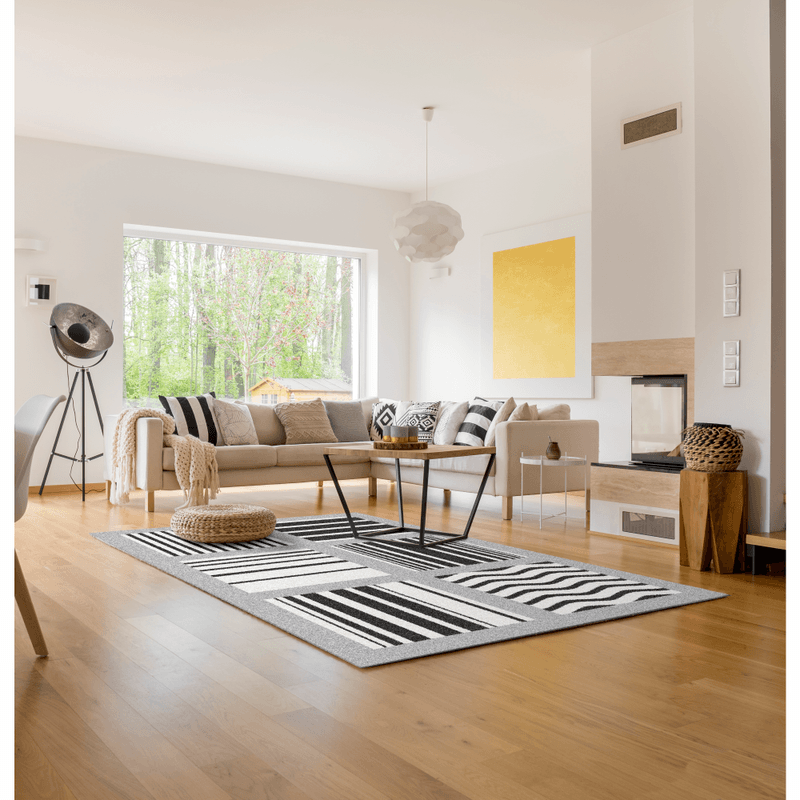 Casa si Gradina - Textile si covoare - Covoare - Covoare casa - Covor, gri/model, 57x90, ALMAS - Infinity.ro