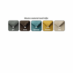 Casa si Gradina - Mobilier - Canapele si coltare - Canapele - Canapea cu taburet, gri deschis, model stanga, KELLY - Infinity.ro