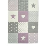 Casa si Gradina - Textile si covoare - Covoare - Covoare casa - Covor Merinos, Pastel Kids 20339 250, Lila, 140 x 200 cm - Infinity.ro