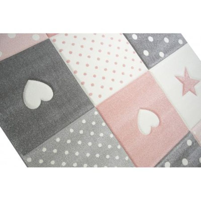 Casa si Gradina - Textile si covoare - Covoare - Covoare casa - Covor Merinos Pastel Kids 20339 255, Roz, 120 x 170 cm - Infinity.ro