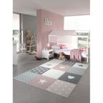 Casa si Gradina - Textile si covoare - Covoare - Covoare casa - Covor Merinos Pastel Kids 20339 255, Roz, 120 x 170 cm - Infinity.ro
