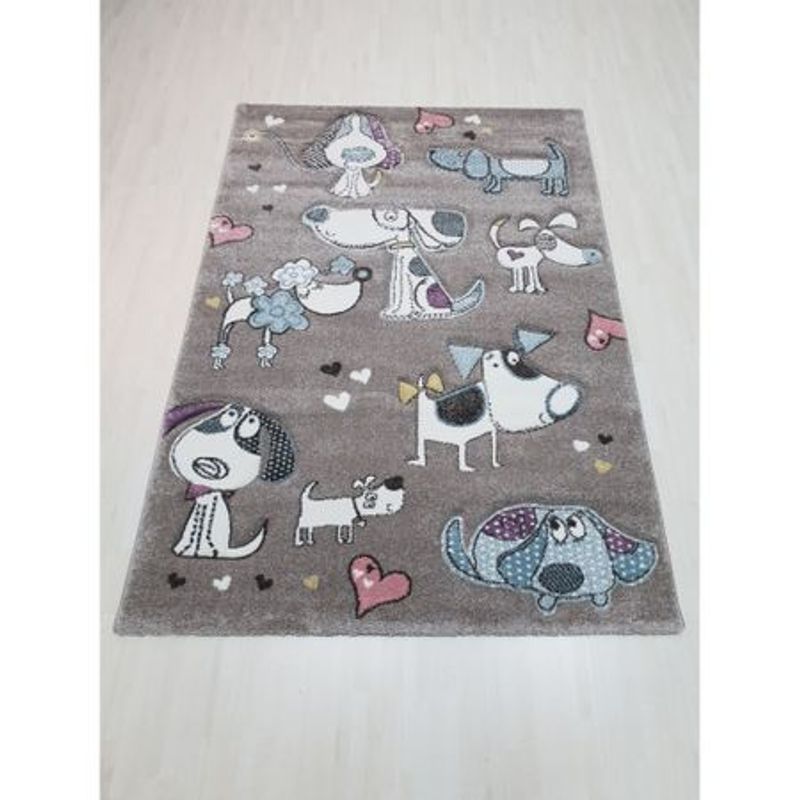 Casa si Gradina - Textile si covoare - Covoare - Covoare casa - Covor Merinos, Pastel Kids 21897 70, Bej, 120 x 170 cm - Infinity.ro