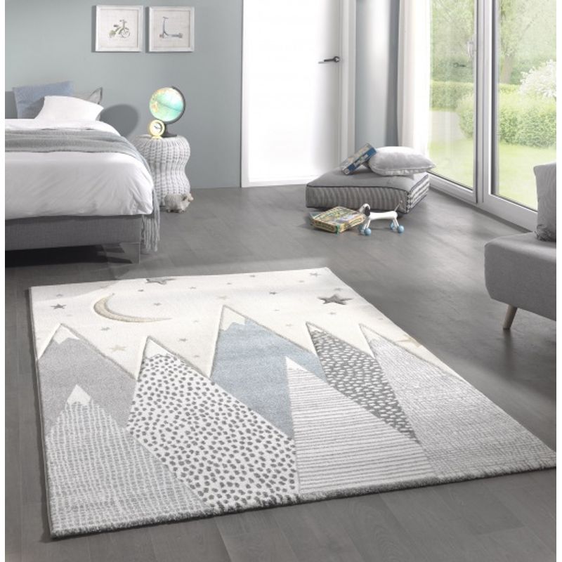 Casa si Gradina - Textile si covoare - Covoare - Covoare casa - Covor Merinos, Pastel Kids 22707 260, Crem, 80 x 150 cm - Infinity.ro