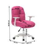 Casa si Gradina - Mobilier - Scaune si fotolii - Scaune - Scaun de birou, roz, TALBOT - Infinity.ro
