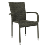 Casa si Gradina - Gradina si terasa - Mobilier exterior - Scaune si sezlonguri gradina - Scaun de gradina, gri, VIPANA NEW - Infinity.ro