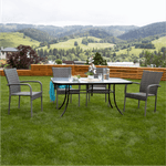 Casa si Gradina - Gradina si terasa - Mobilier exterior - Scaune si sezlonguri gradina - Scaun de gradina, gri, VIPANA NEW - Infinity.ro