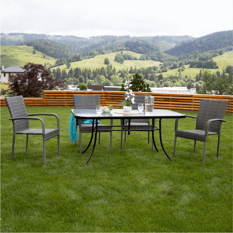 Casa si Gradina - Gradina si terasa - Mobilier exterior - Scaune si sezlonguri gradina - Scaun de gradina, gri, VIPANA NEW - Infinity.ro