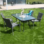 Casa si Gradina - Gradina si terasa - Mobilier exterior - Scaune si sezlonguri gradina - Scaun de gradina, gri, VIPANA NEW - Infinity.ro