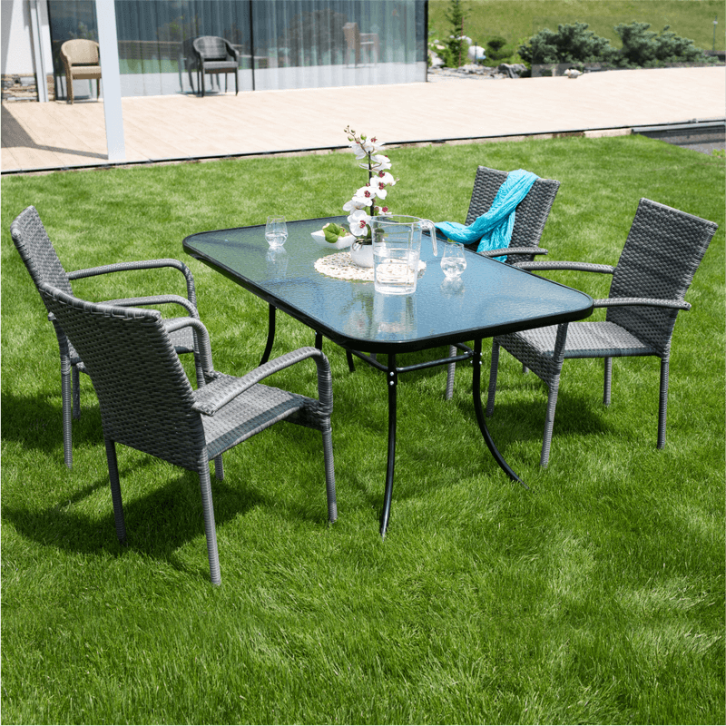 Casa si Gradina - Gradina si terasa - Mobilier exterior - Scaune si sezlonguri gradina - Scaun de gradina, gri, VIPANA NEW - Infinity.ro