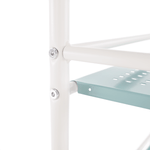 Casa si Gradina - Mobilier - Comode si corpuri - Corpuri bucatarie - Carucior de servire, alb / neo menta, ORGON - Infinity.ro