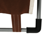Market - Spalare si intretinere rufe - Uscatoare de rufe si accesorii - Cos de rufe pliabil, 3 nuante de maro / argintiu, MELVIN - Infinity.ro