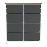 Casa si Gradina - Mobilier - Comode si corpuri - Comode - Comoda cu sertare din material textil, artar rosu/alb/gri deschis, TESSA TYP 3 - Infinity.ro