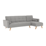 Casa si Gradina - Mobilier - Canapele si coltare - Canapele - Set canapea, gri, dreapta, SOLMA - Infinity.ro
