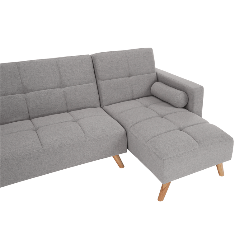 Casa si Gradina - Mobilier - Canapele si coltare - Canapele - Set canapea, gri, dreapta, SOLMA - Infinity.ro