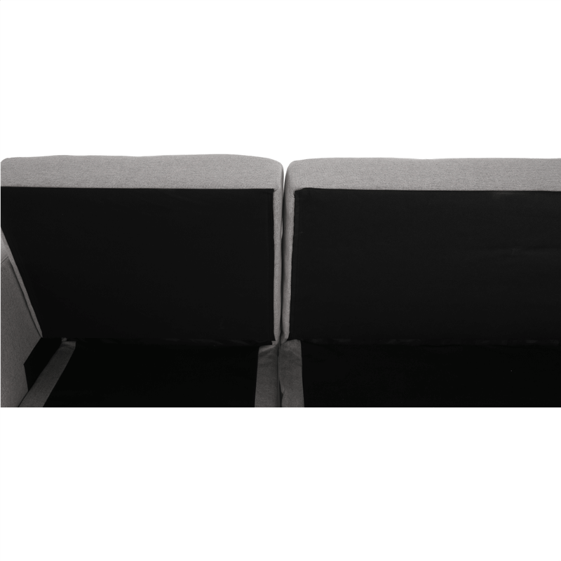 Casa si Gradina - Mobilier - Canapele si coltare - Canapele - Set canapea, gri, dreapta, SOLMA - Infinity.ro