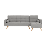 Casa si Gradina - Mobilier - Canapele si coltare - Canapele - Set canapea, gri, dreapta, SOLMA - Infinity.ro