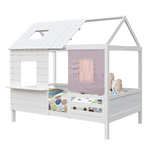 Casa si Gradina - Mobilier - Paturi si accesorii - Paturi - Pat Montessori, alb, 90x200, BIBIANA - Infinity.ro