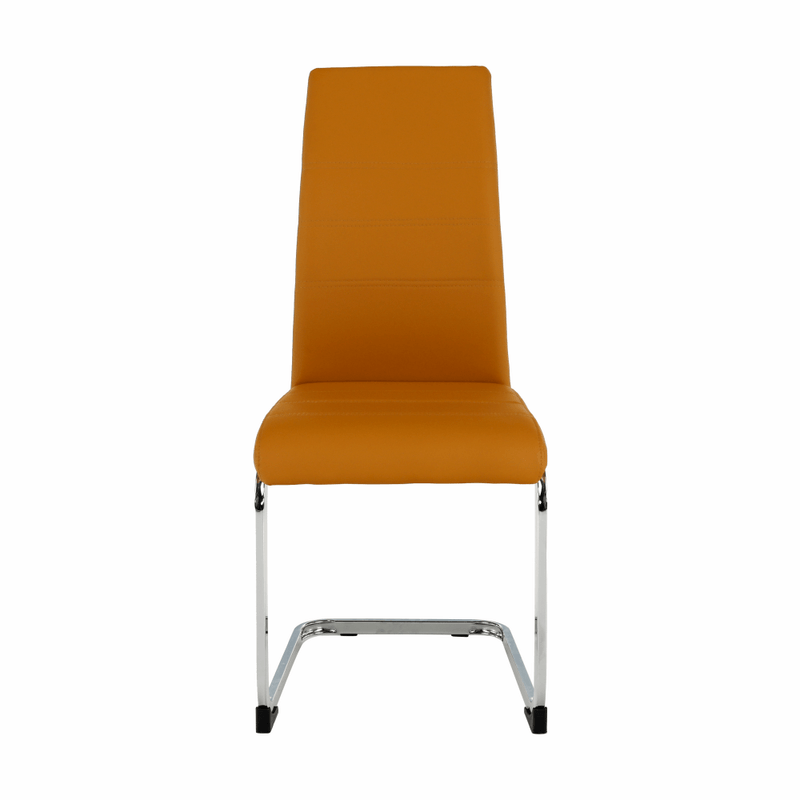 Casa si Gradina - Mobilier - Scaune si fotolii - Scaune - Scaun dining, mustar / crom, VATENA - Infinity.ro