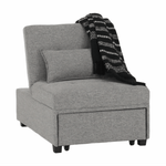 Casa si Gradina - Mobilier - Scaune si fotolii - Fotolii - Fotoliu extensibil, material textil gri deschis, OKSIN - Infinity.ro
