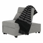 Casa si Gradina - Mobilier - Scaune si fotolii - Fotolii - Fotoliu extensibil, material textil gri deschis, OKSIN - Infinity.ro