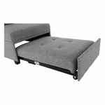 Casa si Gradina - Mobilier - Scaune si fotolii - Fotolii - Fotoliu extensibil, material textil gri deschis, OKSIN - Infinity.ro
