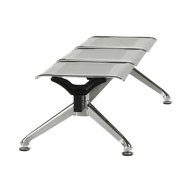 Casa si Gradina - Mobilier - Organizare si depozitare - Bancute - Banca cu 3 locuri pentru sala de asteptare/neagra, EMALA - Infinity.ro