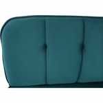 Casa si Gradina - Mobilier - Canapele si coltare - Canapele - Canapea extensibila, catifea Velvet petrol/cromat-auriu, RODANA - Infinity.ro