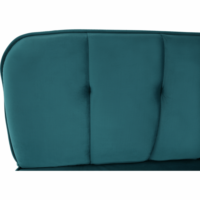 Casa si Gradina - Mobilier - Canapele si coltare - Canapele - Canapea extensibila, catifea Velvet petrol/cromat-auriu, RODANA - Infinity.ro