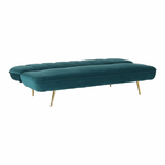 Casa si Gradina - Mobilier - Canapele si coltare - Canapele - Canapea extensibila, catifea Velvet petrol/cromat-auriu, RODANA - Infinity.ro