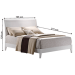 Casa si Gradina - Mobilier - Paturi si accesorii - Paturi - Pat, alb, 160x200, JAVA 1 - Infinity.ro
