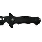 Sport si Outdoor - Camping - Cutite, bricege si accesorii - Cutite si bricege - Cutit de vanatoare IdeallStore®, Vendetta Knife, otel inoxidabil, negru, 31.5 cm, toc inclus - Infinity.ro