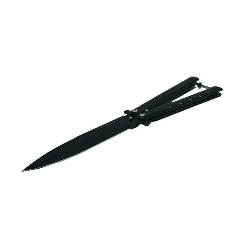 Sport si Outdoor - Camping - Cutite, bricege si accesorii - Cutite si bricege - Cutit, Briceag fluture, Balisong, Butterfly 22.5 cm, Noir-Palette - Infinity.ro