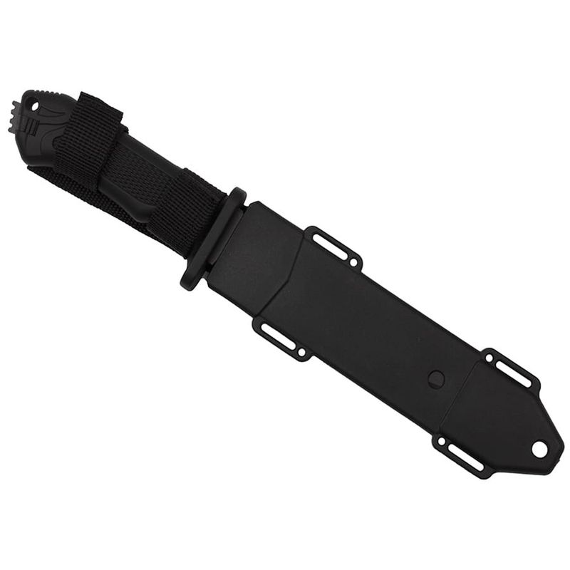 Sport si Outdoor - Camping - Cutite, bricege si accesorii - Cutite si bricege - Cutit de vanatoare IdeallStore®, Survival Spirit, otel inoxidabil, amnar, 30.5 cm, negru, teaca inclusa - Infinity.ro