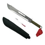 Sport si Outdoor - Camping - Cutite, bricege si accesorii - Cutite si bricege - Sabie de vanatoare, Samurai Blade, maner textil, 67 cm, cutit de aruncat inclus - Infinity.ro