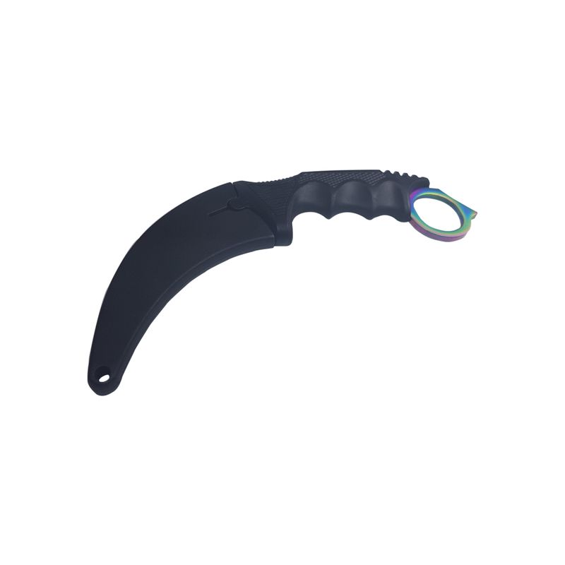Sport si Outdoor - Camping - Cutite, bricege si accesorii - Cutite si bricege - Set box, model 2019, cu snur si cutit, Karambit, fade, 18.5 cm - Infinity.ro