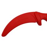 Sport si Outdoor/Camping/Cutite, bricege si accesorii/Cutite si bricege - Cutit de antrenament IdeallStore®, Tactical Pro, cauciuc, 23.5 cm, rosu, husa inclusa - Infinity.ro