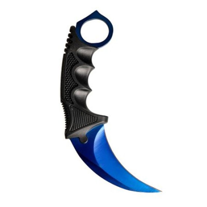 Cutit CS:GO Karambit Deep Blue cu teaca si snur - Marketplace online ...